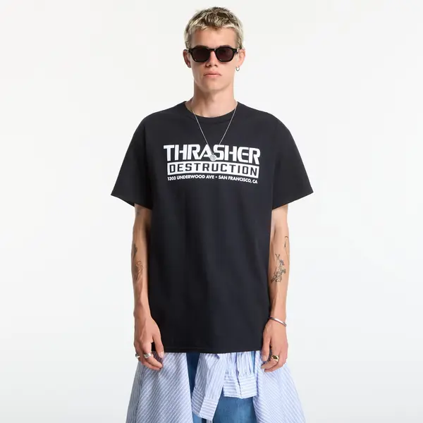 Thrasher Majice Thrasher Destruction T-Shirt Black S
