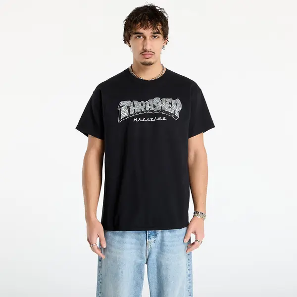 Thrasher Majice Thrasher Disco by Spanky T-Shirt Black M