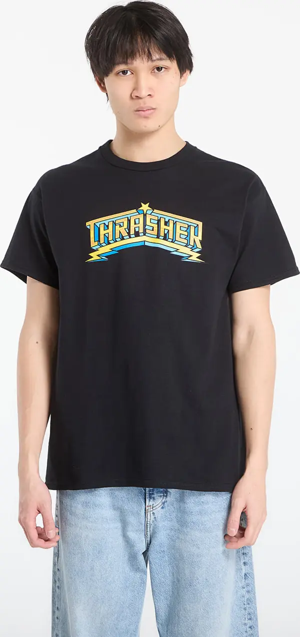 Thrasher Majice Thrasher Luchadora T-Shirt Black M