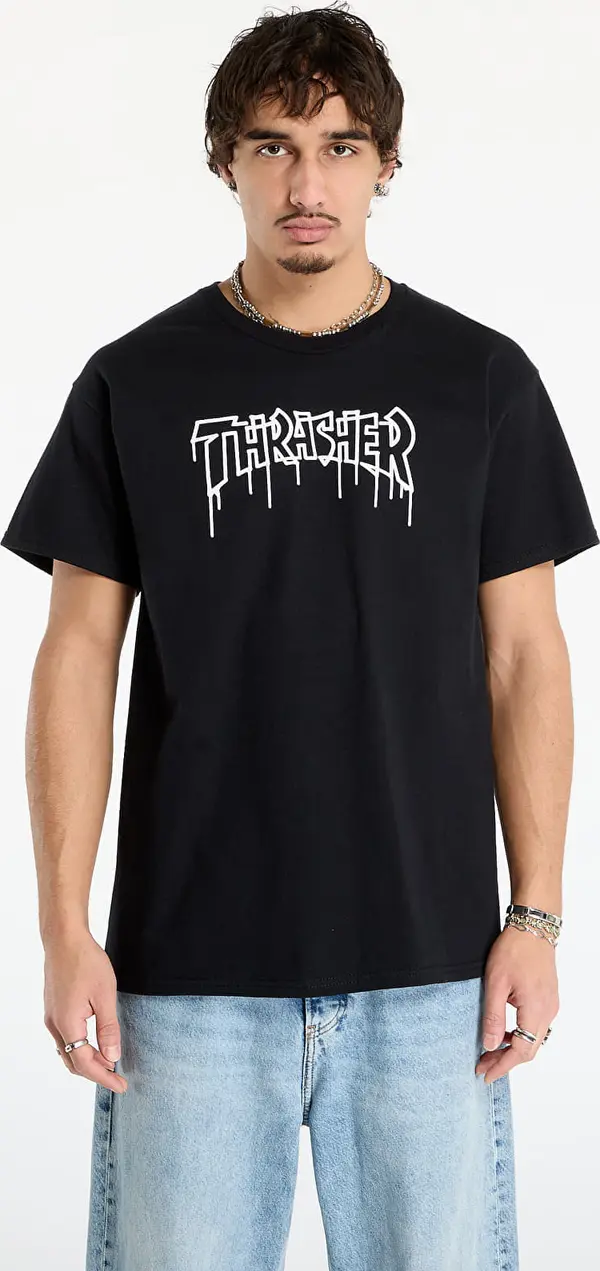 Thrasher Majice Thrasher One-liner T-Shirt Black M
