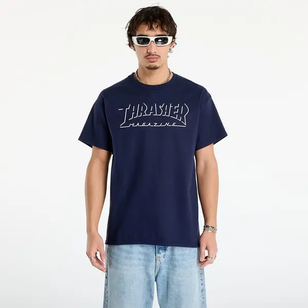 Thrasher Majice Thrasher Shadow Mag Logo T-Shirt Navy XL