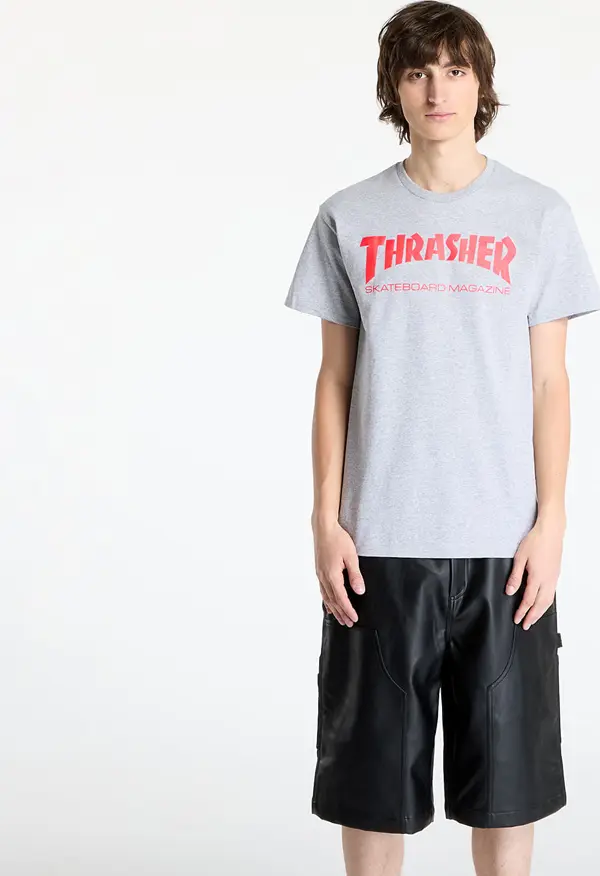 Thrasher Majice Thrasher Skate Mag T-Shirt Gray/ Red S
