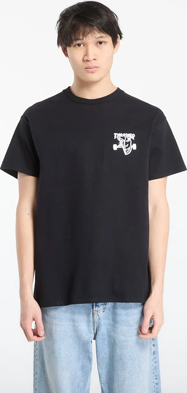 Thrasher Majice Thrasher x Spitfire Classic Swirl T-Shirt Black S