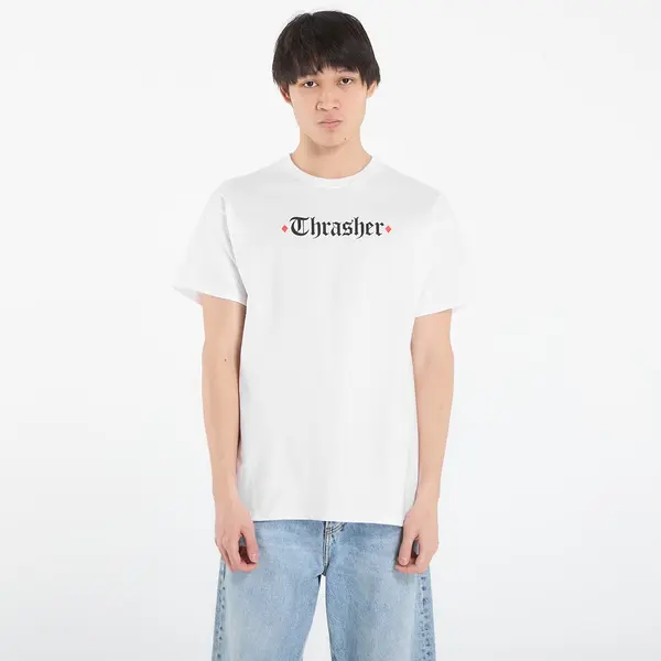 Thrasher Majice Thrasher x Spitfire The End Oath T-Shirt White XL