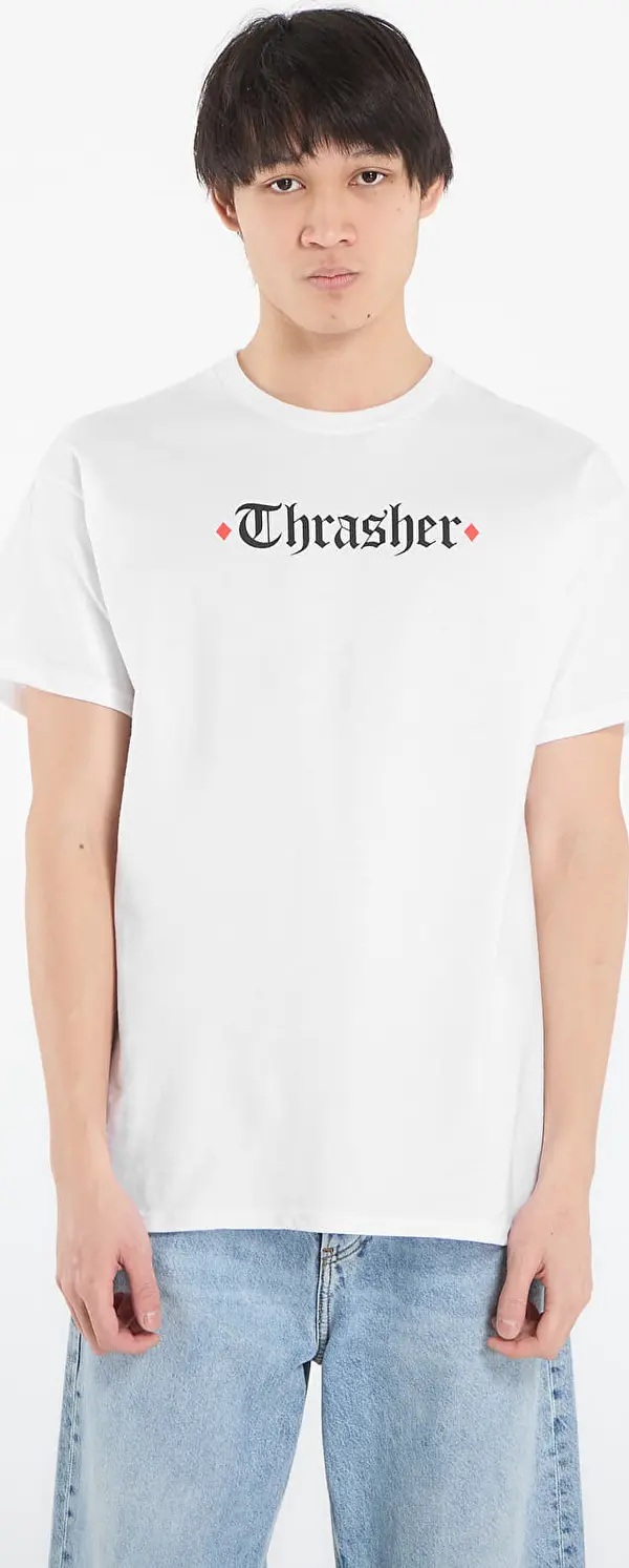 Thrasher Majice Thrasher x Spitfire The End Oath T-Shirt White XXL