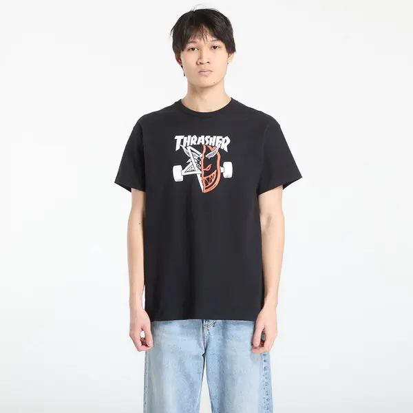 Thrasher Majice Thrasher x Spitfire Thrash & Burn T-Shirt Black S