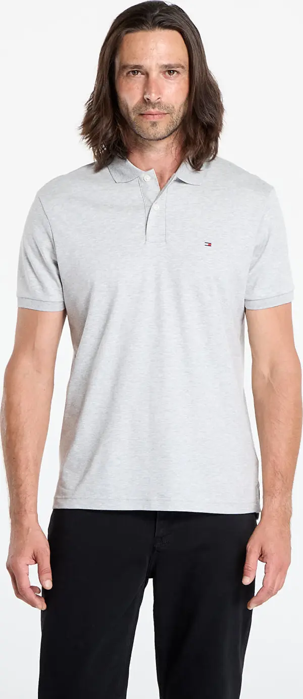 Tommy Hilfiger Majice Tommy Hilfiger Liquid Cotton Reg Se Polo Grey XL