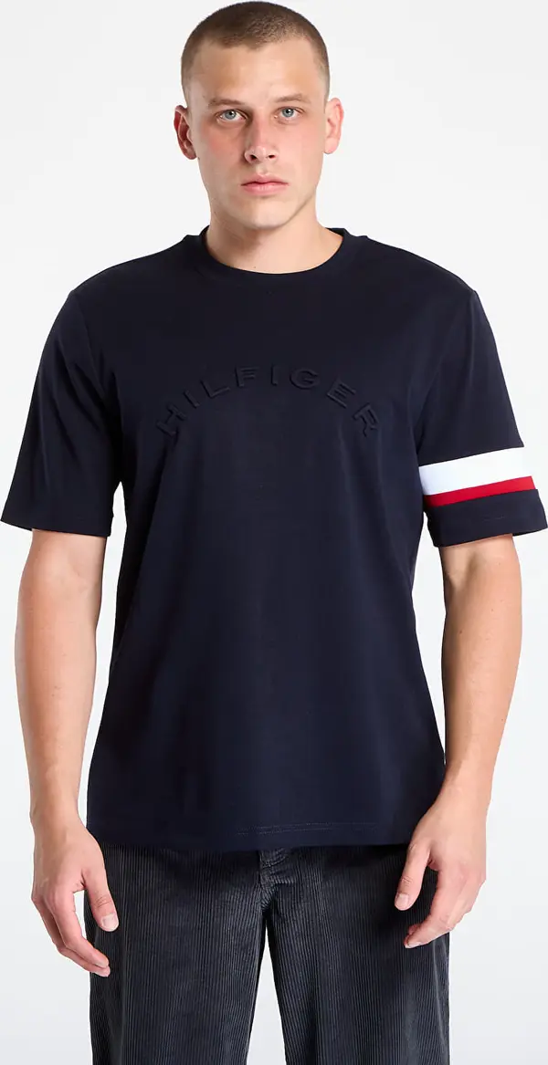 Tommy Hilfiger Majice Tommy Hilfiger Rwb Insert Tee Desert Sky XL