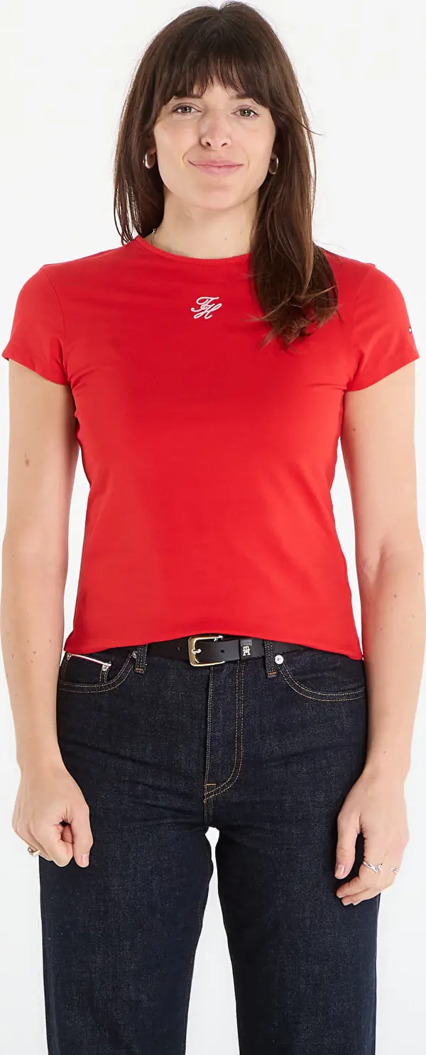 Tommy Hilfiger Majice Tommy Hilfiger Script Slim Ss Tee ? S