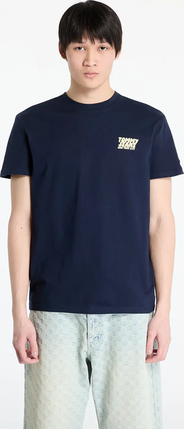 Tommy Hilfiger Majice Tommy Jeans Regular Bubble Back Tee Blue M