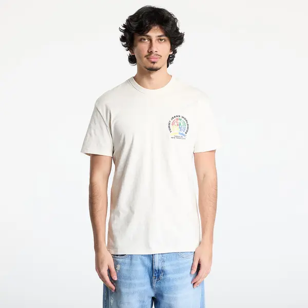 Tommy Hilfiger Majice Tommy Jeans Regulat Pop Crest Tee Beige S