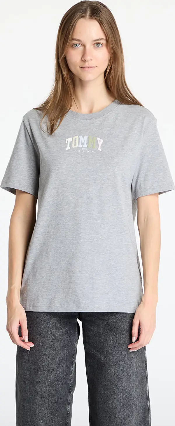 Tommy Hilfiger Majice Tommy Jeans Relaxed Color Varsity Tee Gray L
