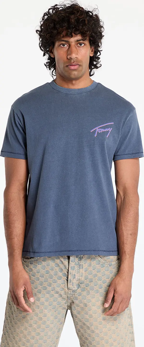 Tommy Hilfiger Majice Tommy Jeans Relaxed Faded Graphic Tee Blue S