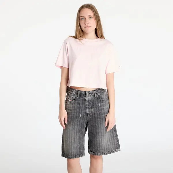 Tommy Hilfiger Majice Tommy Jeans Relaxed Tonal Crew T-Shirt Pink L