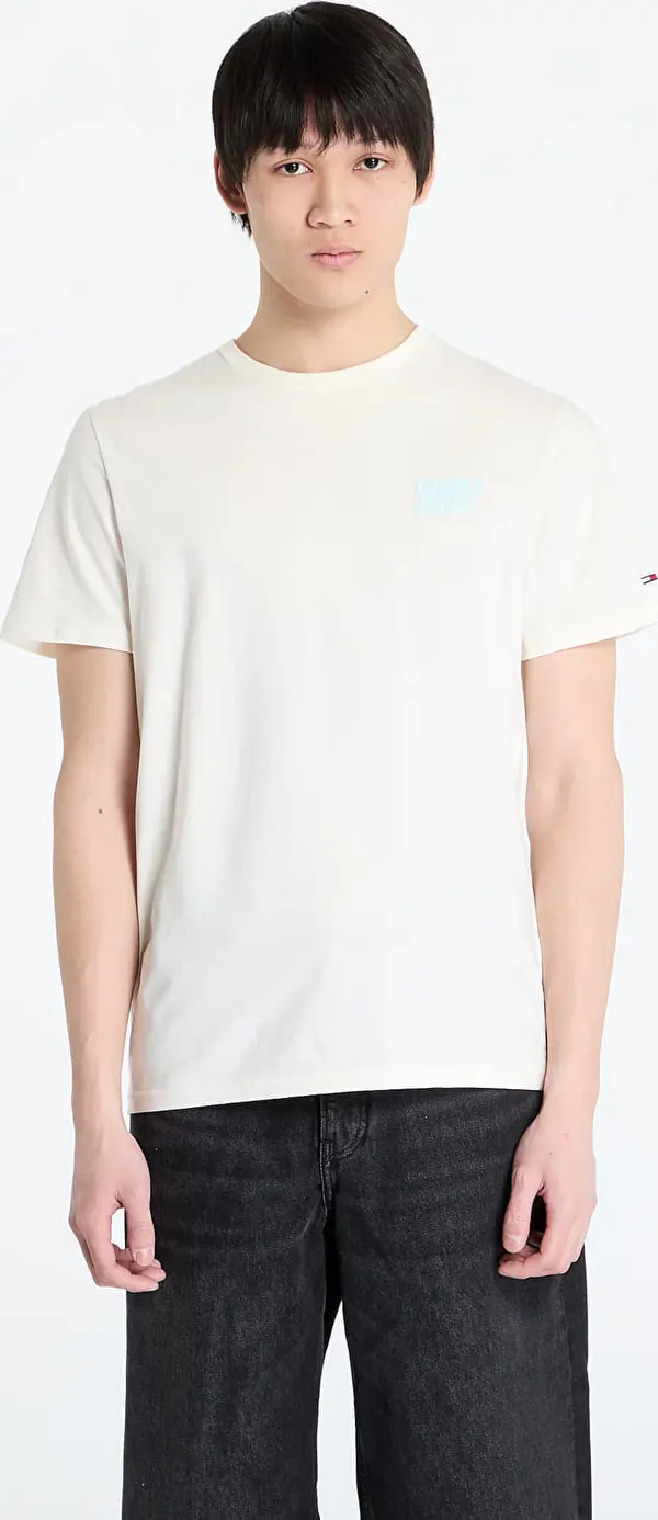 Tommy Hilfiger Majice Tommy Jeans Slim Bubble Print Tee White M