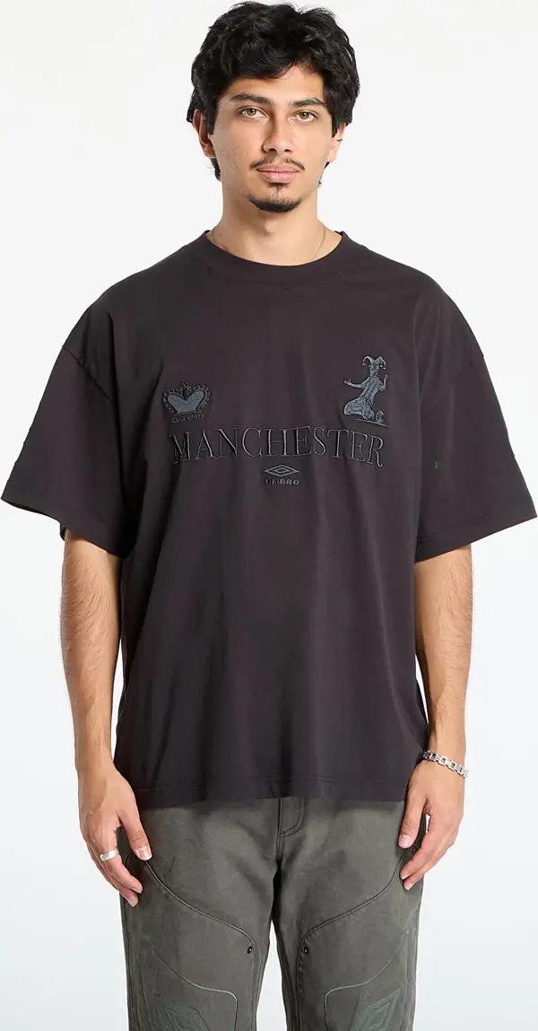 Umbro Majice Umbro Manc T-Shirt Washed Black S