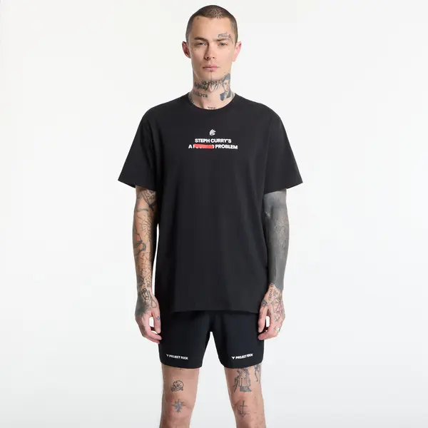 Under Armour Majice Under Armour Curry Quote Tee Black M