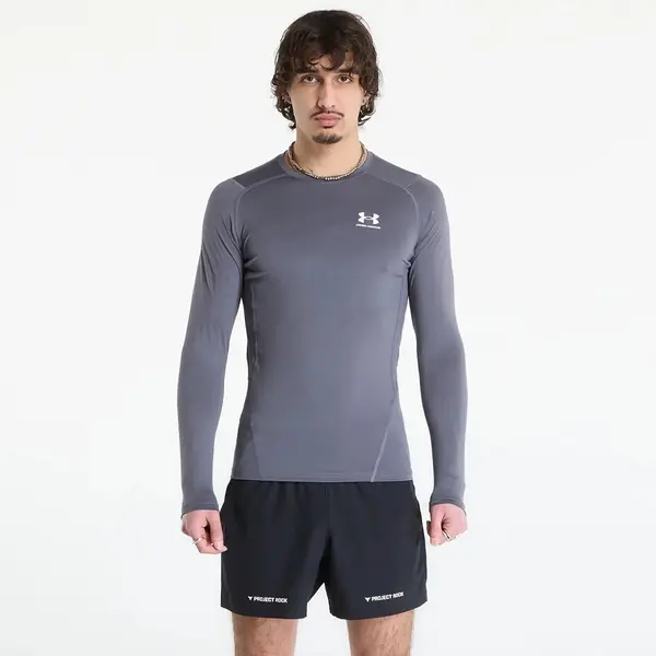 Under Armour Majice Under Armour Hg Armour Comp Ls Gray L