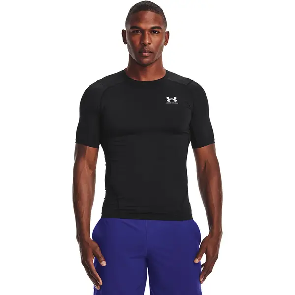 Under Armour Majice Under Armour Hg Armour Comp SS Black/ White L