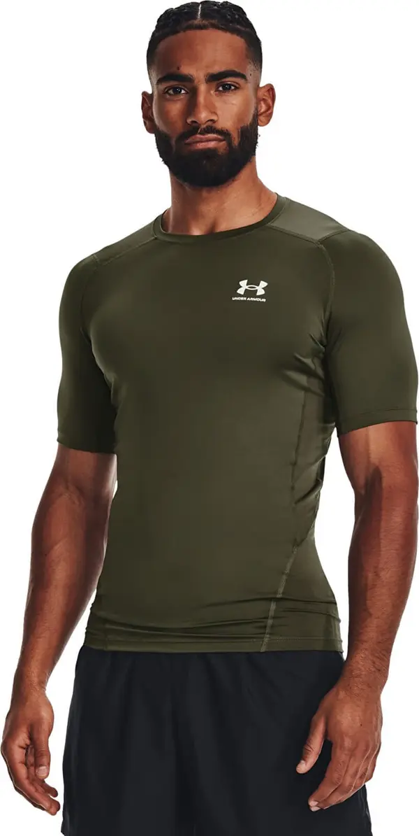 Under Armour Majice Under Armour HG Armour Comp SS Green M