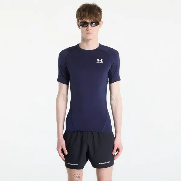 Under Armour Majice Under Armour Hg Armour Comp SS Midnight Navy/ White M
