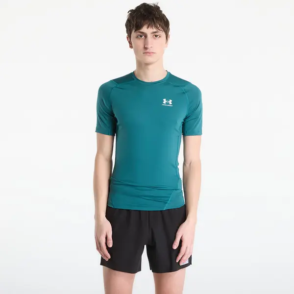 Under Armour Majice Under Armour HG Armour Comp SS Tee Green L
