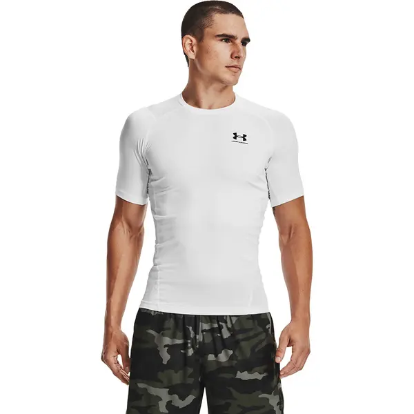 Under Armour Majice Under Armour Hg Armour Comp SS White/ Black XS