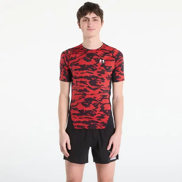 Under Armour Majice Under Armour HG Printed SS Tee Black XL