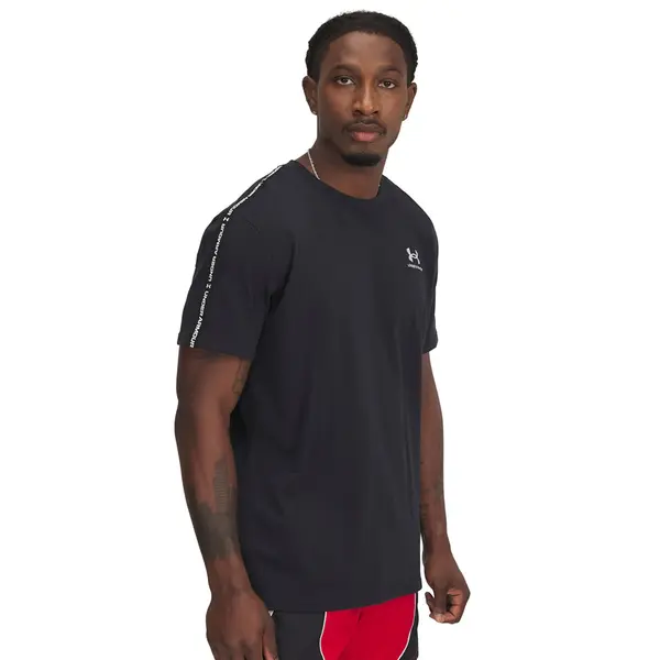 Under Armour Majice Under Armour Icon HWT Tee Taping Black/ White M