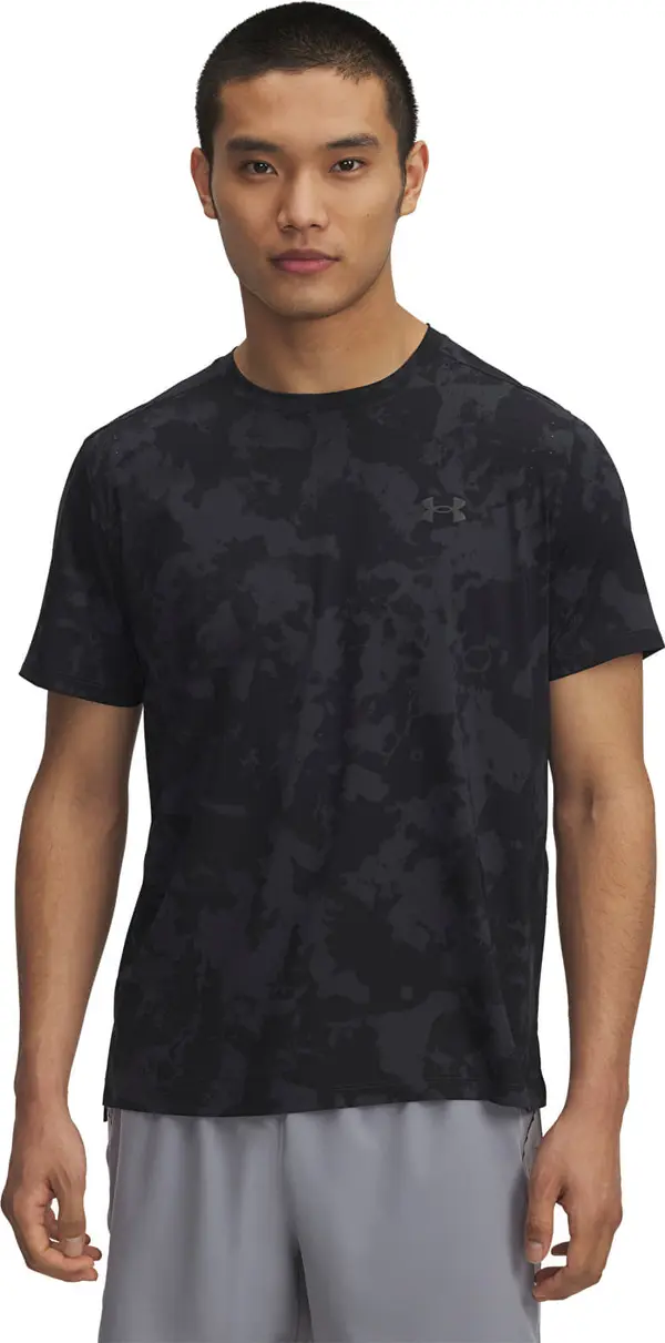 Under Armour Majice Under Armour Launch Elite Prt SS T-Shirt Gray XL