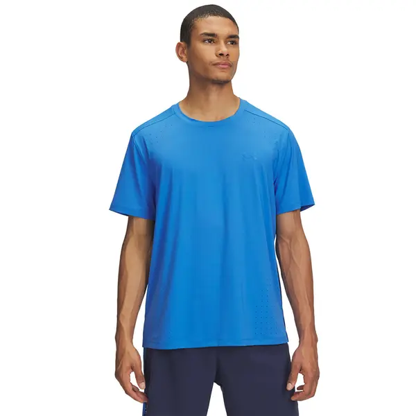 Under Armour Majice Under Armour Launch Elite Shortsleeve Blue L