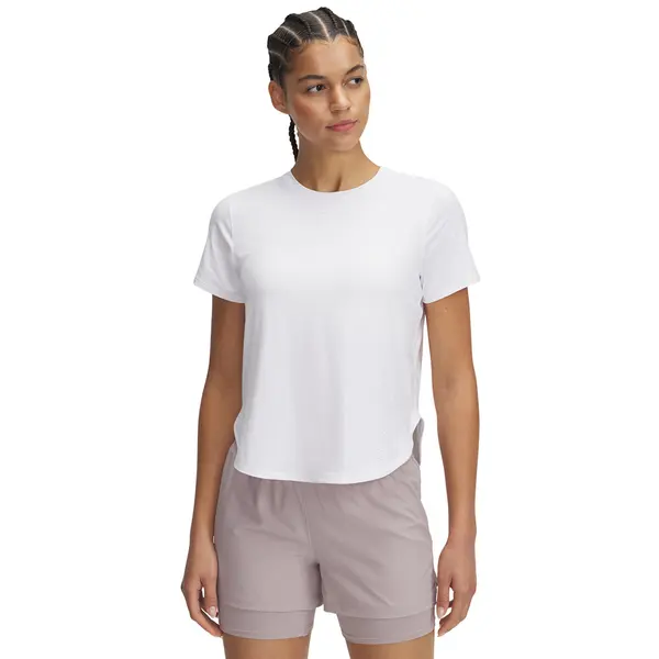 Under Armour Majice Under Armour Launch Elite Shortsleeve White S