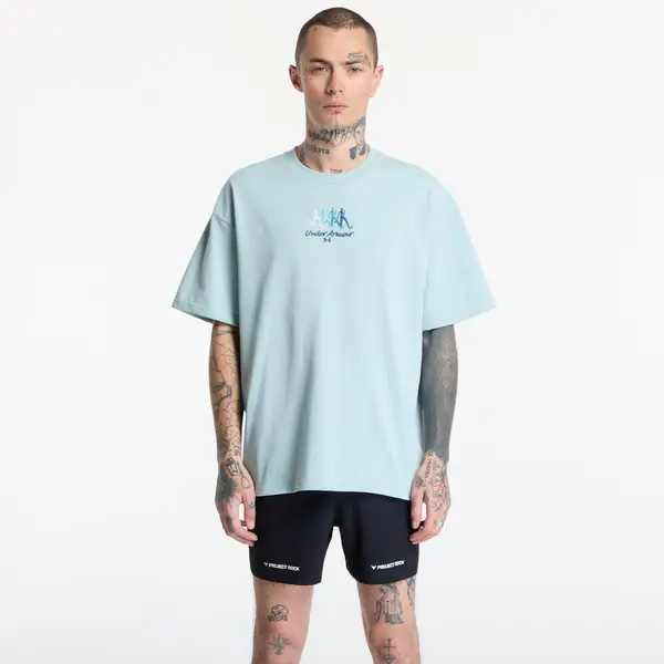 Under Armour Majice Under Armour M HWT FITNESS EXPO SS Blue L