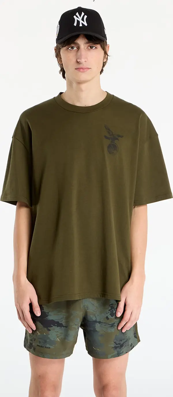 Under Armour Majice Under Armour Project Rock SS Q4 ST Expedition Green M