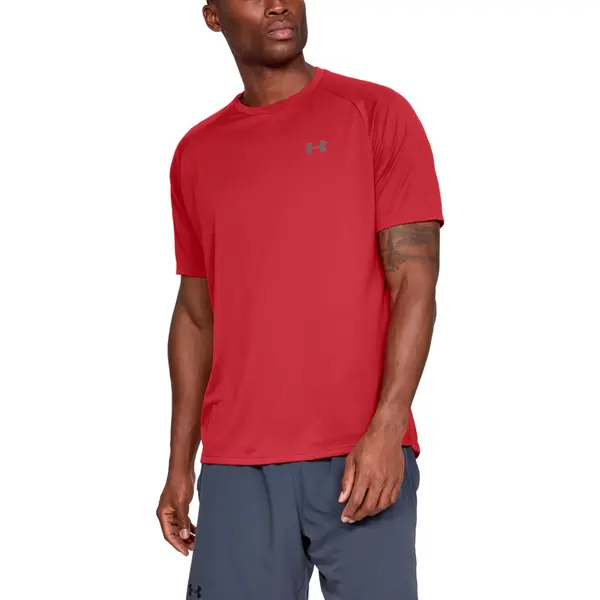 Under Armour Majice Under Armour Tech 2.0 SS Tee Red/ Graphite XXL