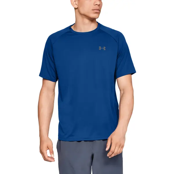 Under Armour Majice Under Armour Tech 2.0 SS Tee Royal/ Graphite L