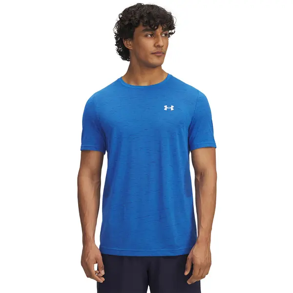 Under Armour Majice Under Armour Vanish Seamless SS T-Shirt Blue XXL