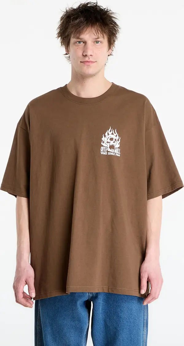 Vans Majice Vans Off The Wall Fever SS T-Shirt Brown L