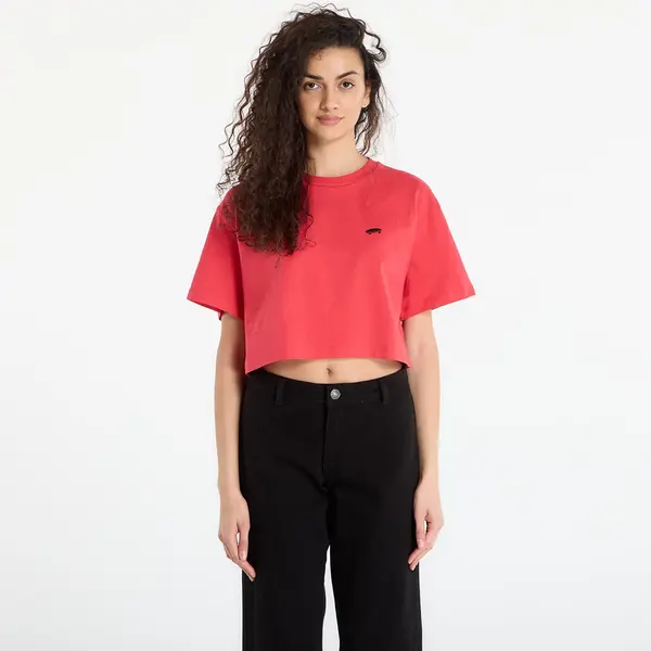 Vans Majice Vans W Salton Relax Crop SS T-Shirt Crimson Haze L