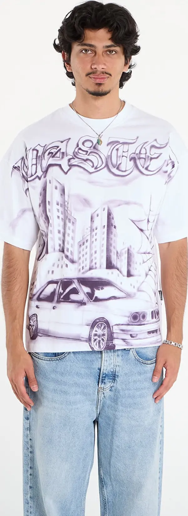 Wasted Paris Majice Wasted Paris M Atm Boxy T-Shirt White L