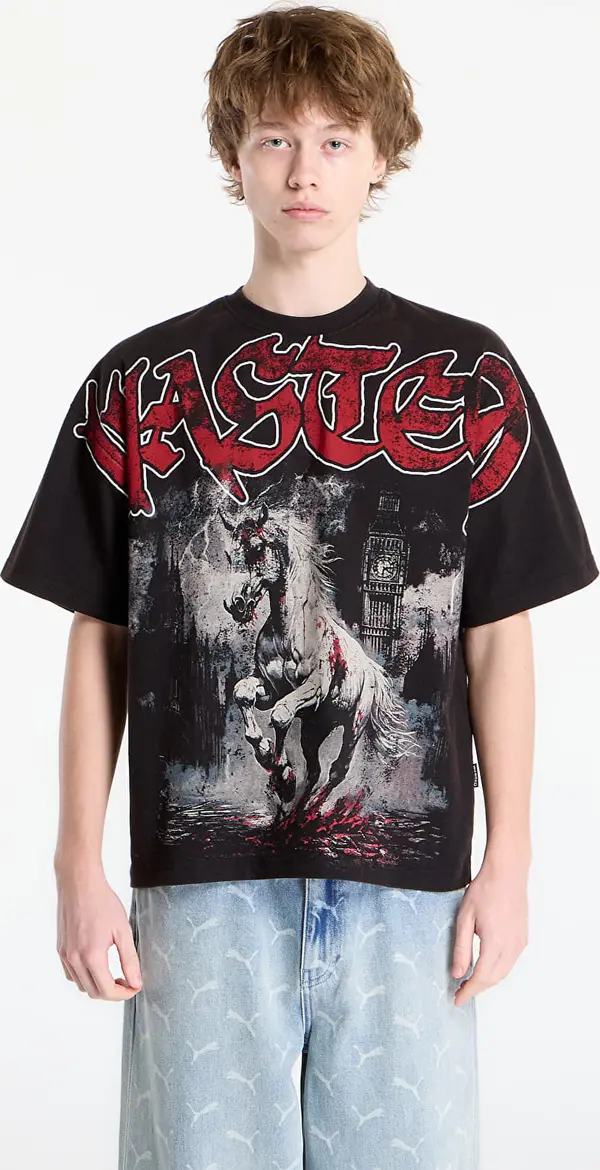 Wasted Paris Majice Wasted Paris M Defy Boxy Faded Black S