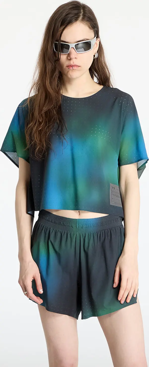 Y-3 Majice Y-3 Allover Print Running Short Sleeve T-Shirt Multicolor M