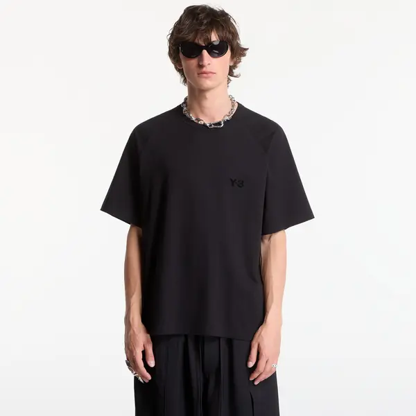Y-3 Majice Y-3 Boxy Short Sleeve T-Shirt Black M