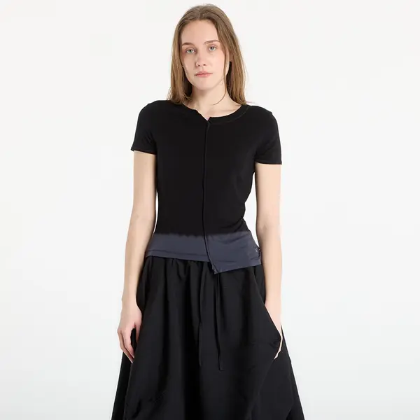 Y-3 Majice Y-3 Dip Dye Fitted T-Shirt Black L