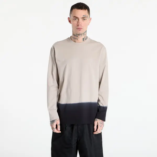 Y-3 Majice Y-3 DIPPED LONG SLEEVE Long-Sleeve Top Light Brown/ Black M