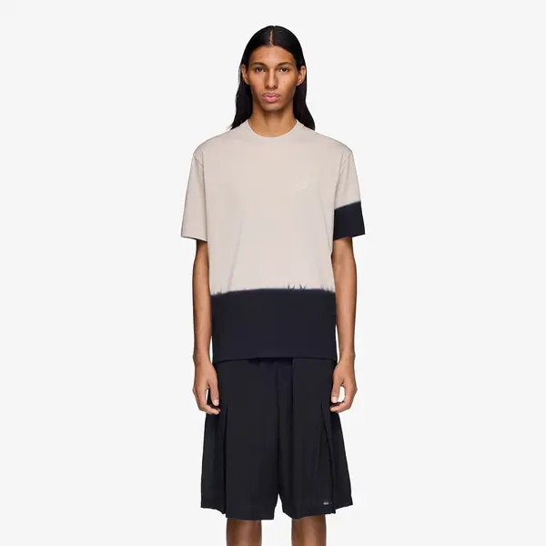 Y-3 Majice Y-3 Dipped Regular Short Sleeve T-Shirt Light Brown/ Black S