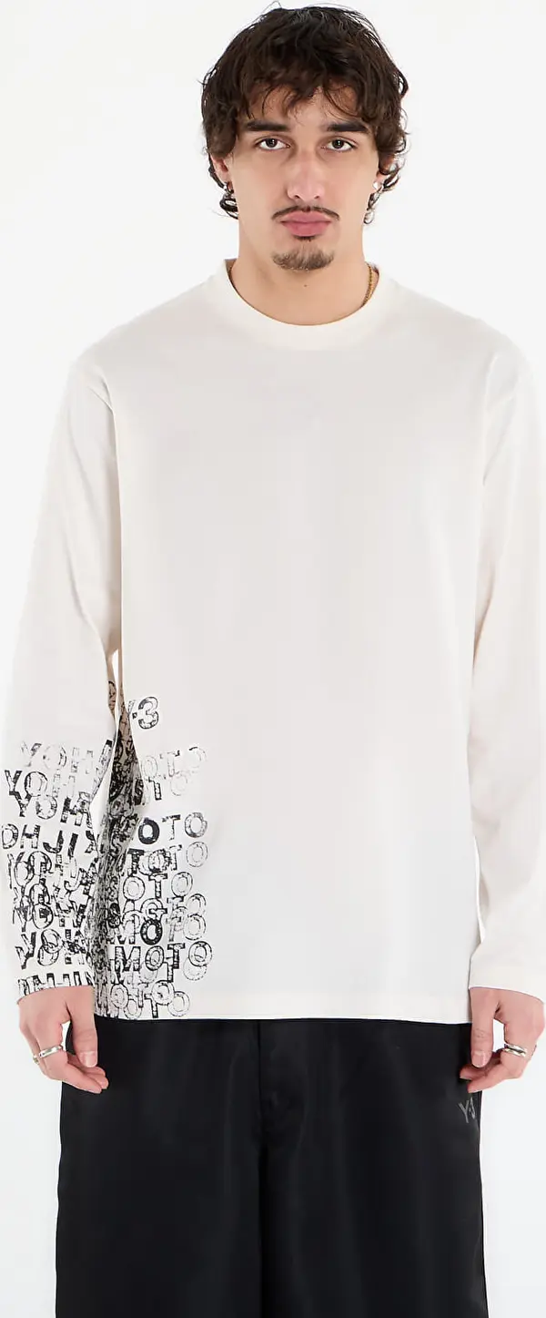 Y-3 Majice Y-3 Gfx Long Sleeve T-Shirt Chalk White L