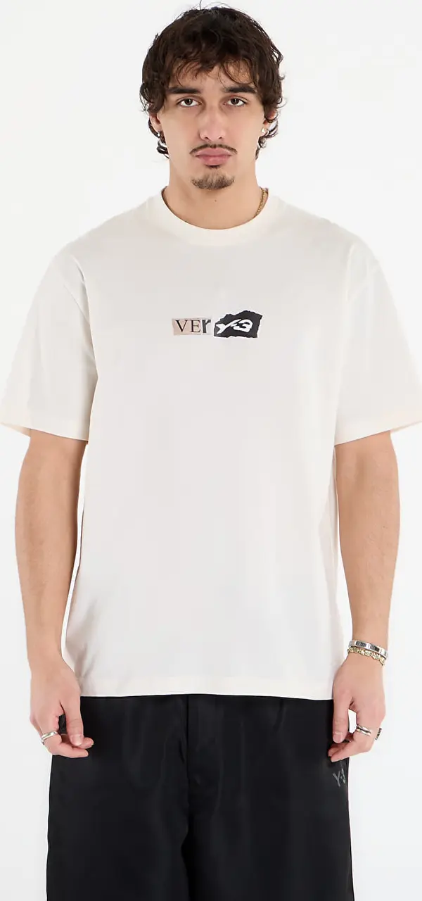Y-3 Majice Y-3 Gfx Short Sleeve T-Shirt Chalk White L