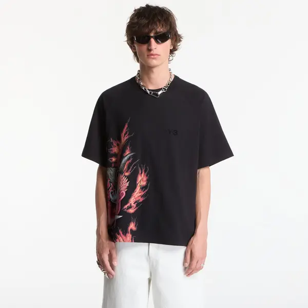 Y-3 Majice Y-3 Graphic Short Sleeve T-Shirt Black M