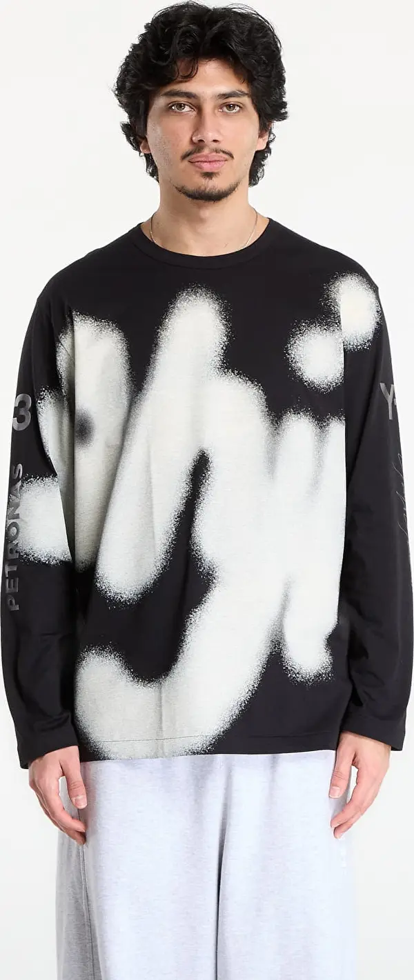 Y-3 Majice Y-3 Mercedes AMG Petronas Formula 1 Team Yohji Graphic Long Sleeve T Shirt Black M